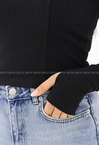 کراپ یقه اسکی کبریتی کد1004461