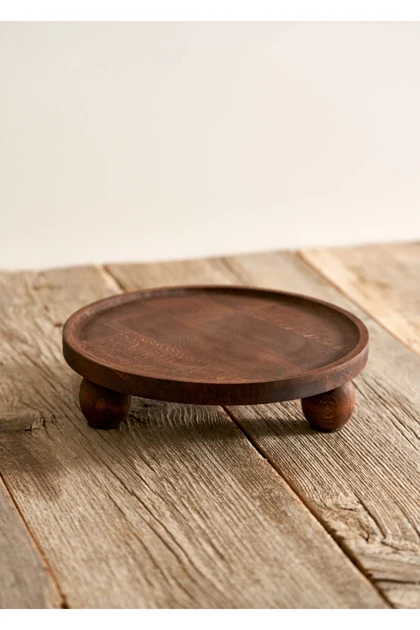 ظرف سرو دو تکه Bella Maison مدل Wooden چوبی - طبیعی