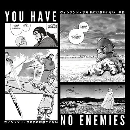 تیشرت انیمه Vinland saga حماسه وینلند Vinland Saga You Have no Enemies کد 188236