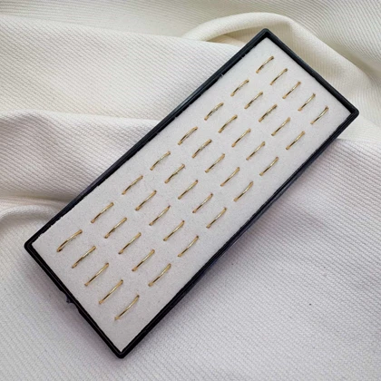 پیرسینگ فیک (Fake) مدل «حلقه طلایی» | بدون نیاز به سوراخ (فروش تکی)