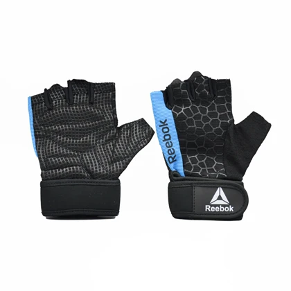 دستکش بدنسازی زنانه ریباک مدل AZS-404H1276 آبی روشن