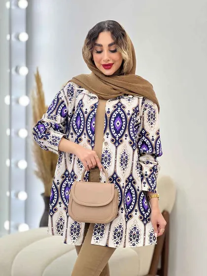 مانتو طرح سنتی پارمین