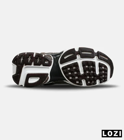 کفش کتانی مردانه و زنانه سفید کرم نقره ای Nike Cushlon V2K مدل 6012