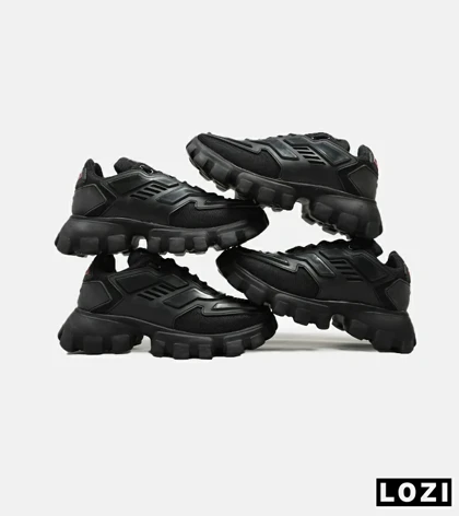 کفش کتانی مردانه مشکی Prada