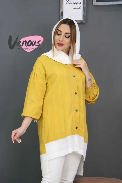شومیز پیراهنی ترکیبی