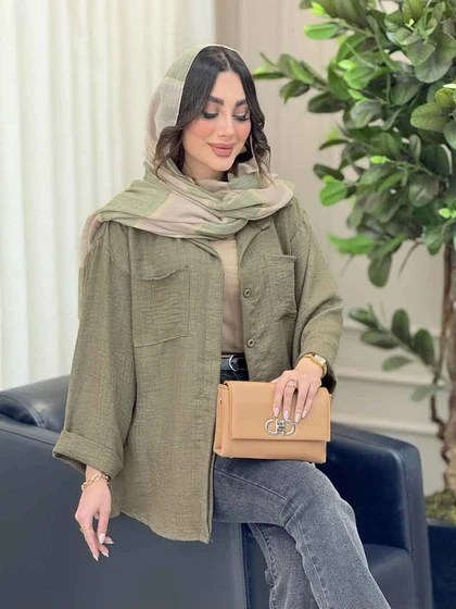 شومیز پشت دکمه رکسانا