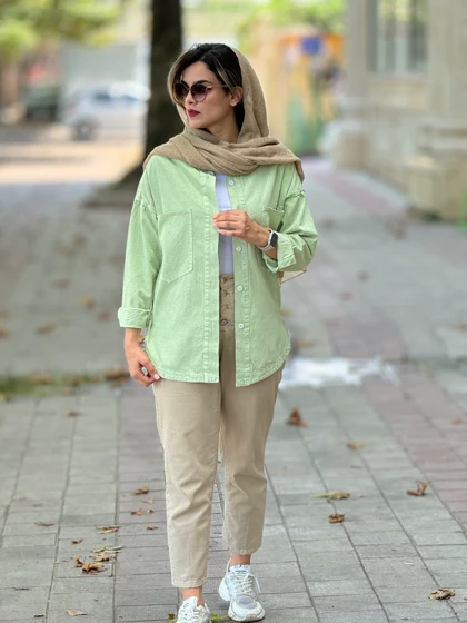 کتان رنگی منگو