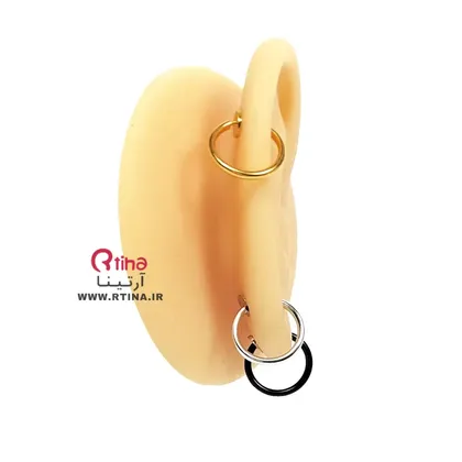 گوشواره فیک گوش مدل حلقه کوچک (گوش و بینی) قطر 1cm