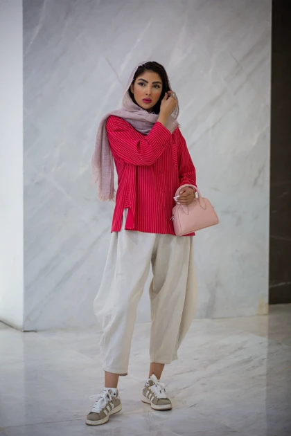مانتو بابوس خطی ZARA
