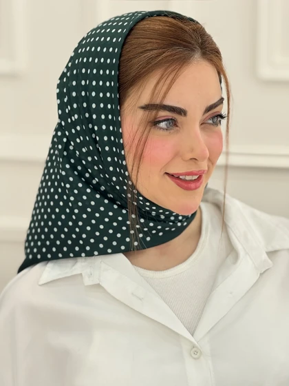 مینی اسکارف نخی خالدار ریز