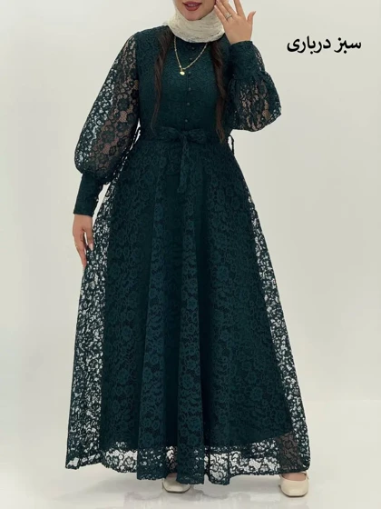 3579-پیراهن مزونی ماهرو