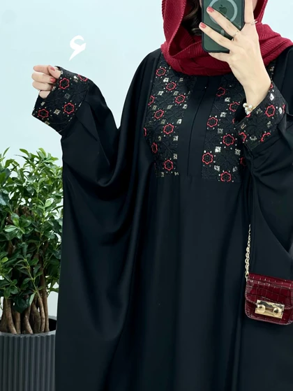 عبای بلند سوزندوزی اسرا 6