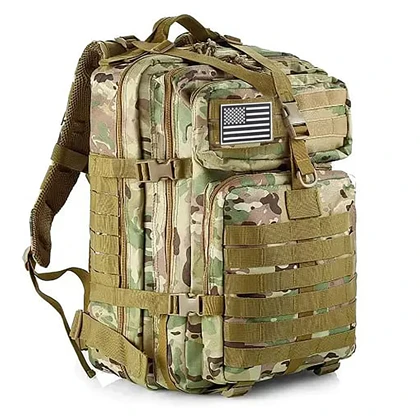 کوله پشتی تاکتیکال 45 لیتری مدل Military بج دار