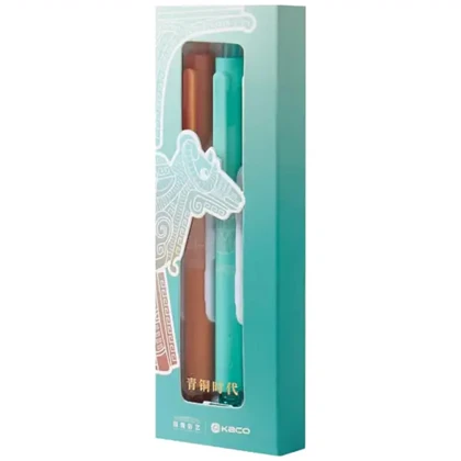 خودکار مشکی ژله ای کاکو Kaco K1028 مدل Rocket Bronze Age بسته 3 عددی