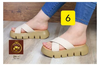صندل دمپایی روفرشی طبی زنانه لژدار 14-604