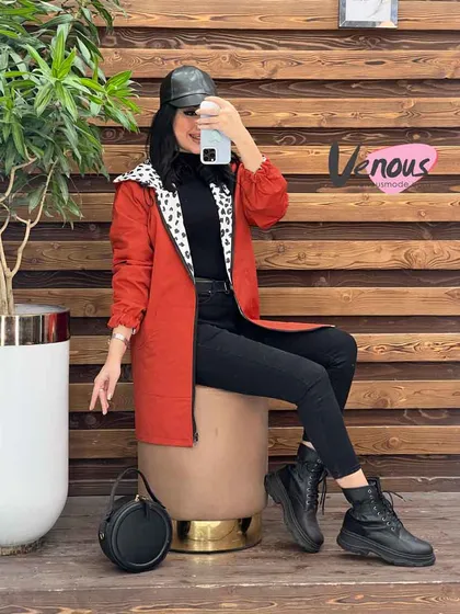 بارانی دورو طرحدار