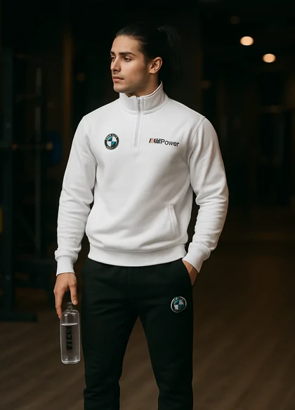 ست دورس و شلوارbmw مردانه طرح Mpower