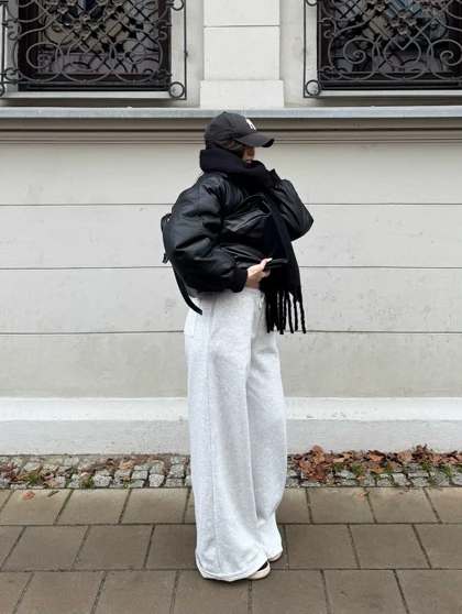 بیگ اسکارف پشمی مشکی کد 400