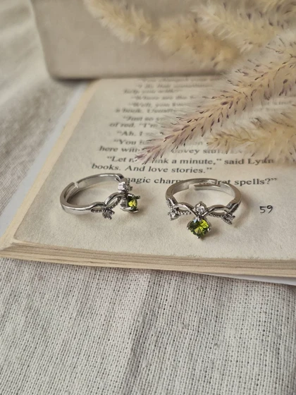 انگشتر جواهری فری سایز تاج