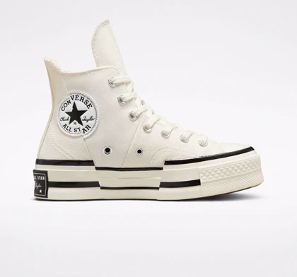 کفش آل استار اصل مدل کتانی پلاس سفید converse plus