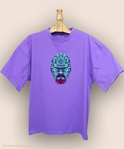 تیشرت لش مردانه و زنانه طرح بریکینگ بد شخصیت والتر وایت کد 878