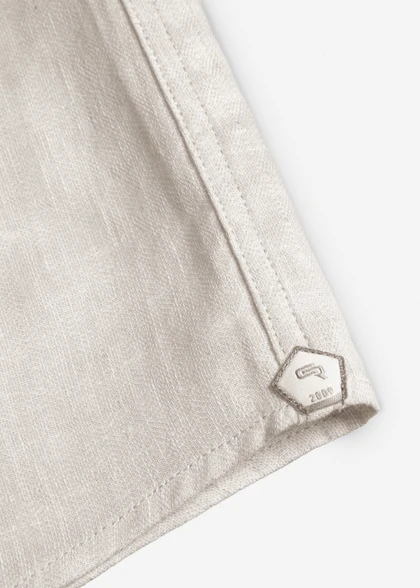 پیراهن طرح دار لینن 2510134