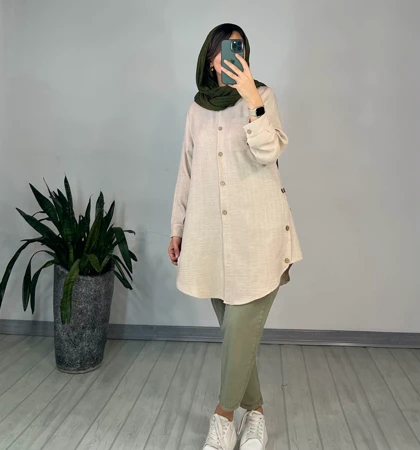 مانتو دکمه دار آواز 1