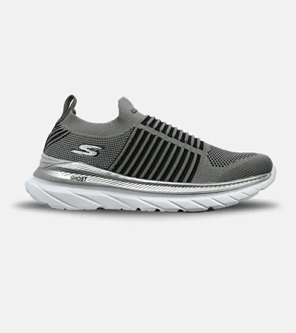 کفش کتانی طبی ورزشی خاکستری SKECHERS GHOST