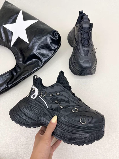 کتانی زنانه بالنسیاگا پرسینگ لژ دار balenciaga کد 1240