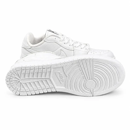 کفش کتانی مردانه مدل نایکی ترویس سفید تمام Nike travis
