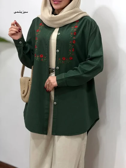 مانتو گلدوزی آیسو پرتو