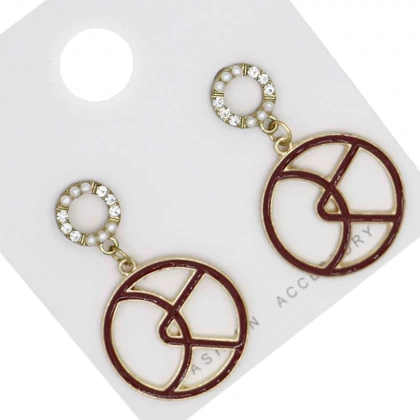 گوشواره فانتزی مدل هندسی