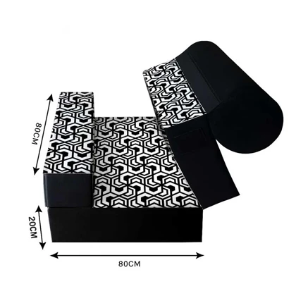 کاناپه تخت شو یک نفره پترن هندسی مدل M1162