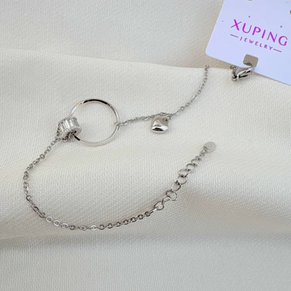 دستبند زنجیری تنیسی سیلور ژوپینگ