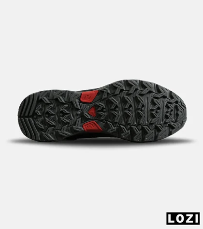 کفش کتانی مردانه و زنانه مشکی طوسی سفید I-Runner مدل 7911