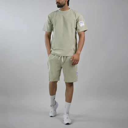 ست تیشرت و شلوارک اسپرت دنیم ور مدل HZ-202 سدری