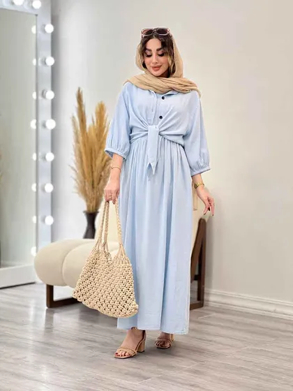 ست پیراهن دو تکه آستین پیله