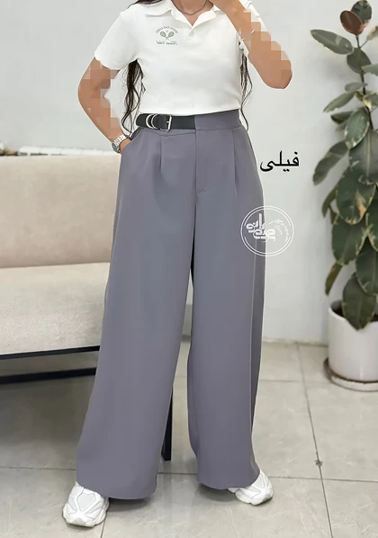 شلوار بگ کمربندی