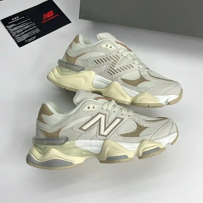 کتانی نیوبالانس 9060 کرم عسلی New Balance 9060 Cream Honey