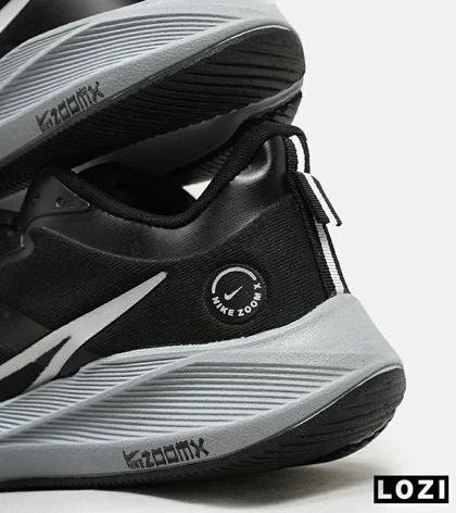 کفش کتانی مردانه مشکی طوسی NIKE AIR zoomx