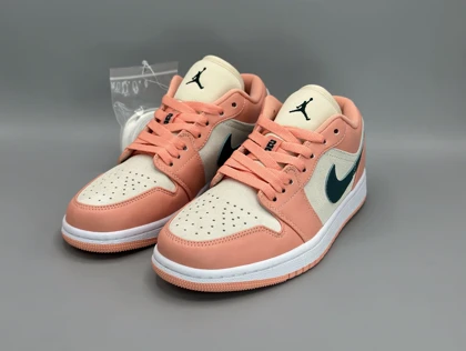 کتانی نایکی جردن1لو مدر روت/Nike Air Jordan1 low