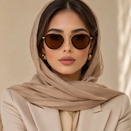 عینک آفتابی سوپر استپ مدل ST0857 C03 قهوه ای