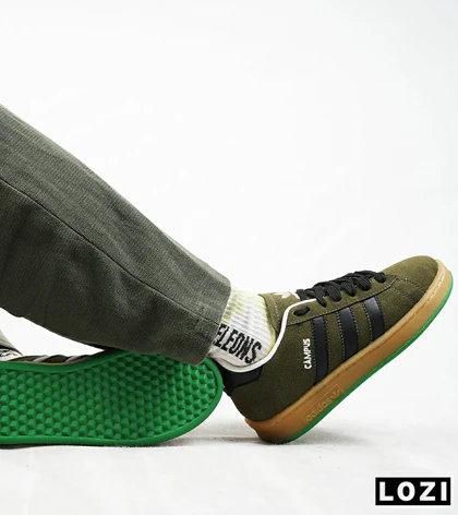 کفش کتانی مردانه سبز ADIDAS Campus