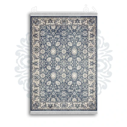 *جدید* فرشینه از جنس پارچه شانل مخمل ترک طرح فانتزی برند دفه کد 1160