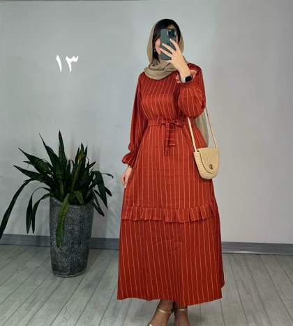 پیراهن مانتویی شکوفه 6