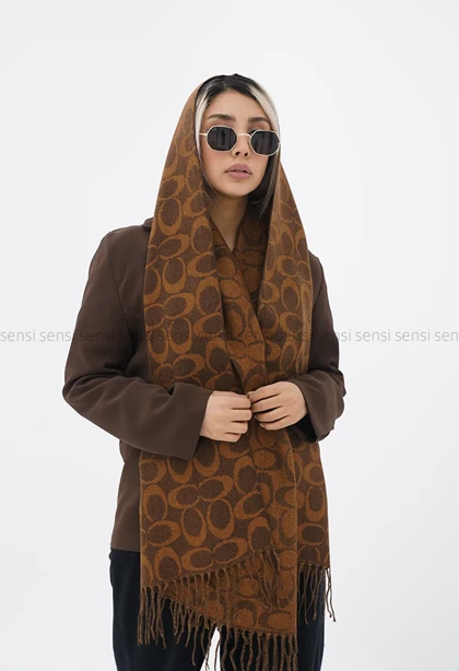 شال بافت موهری COACHکد1005159