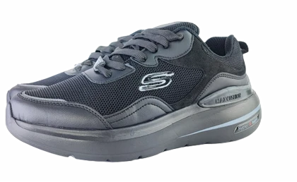 کفش اسپرت و روزمره مردانه برند اسکچرز Skechers مدل مکس مشکی کد 167