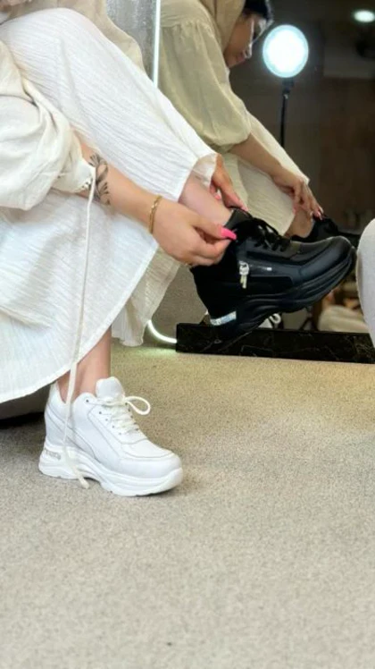 کتانی لژ مخفی زیپی 6680