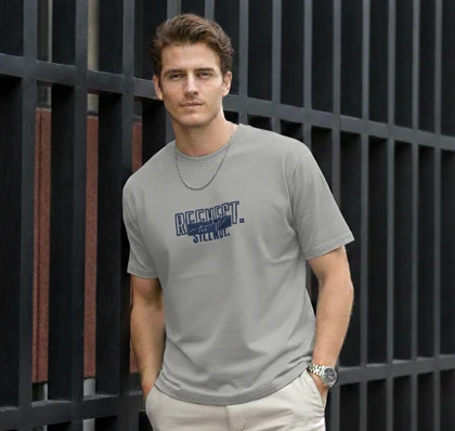 تیشرت پشت چاپ مینیمال طرح BECOME