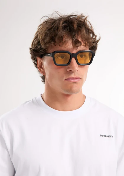 عینک آفتابی دی فرانکلین مدل D.franklin Pitch Black / Orange